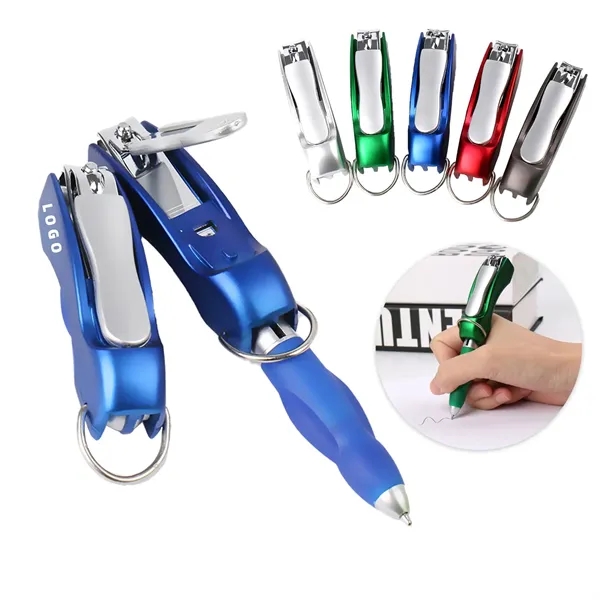 Ballpoint Pen With Nail Clipper - Ballpoint Pen With Nail Clipper - Image 0 of 1