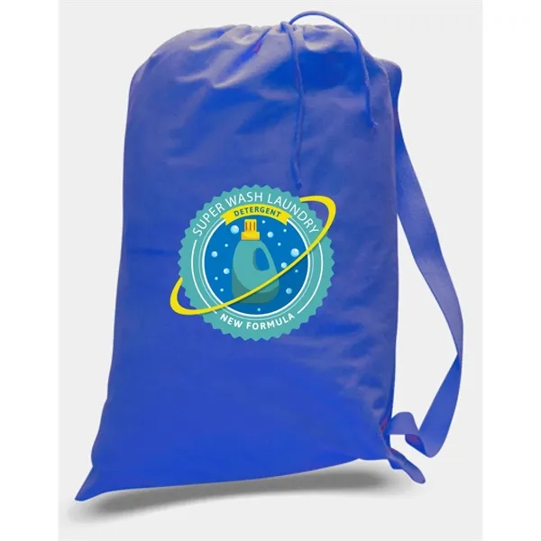 Custom 12 oz Cotton Canvas Laundry Bag w/ Drawstring - 19"W - Custom 12 oz Cotton Canvas Laundry Bag w/ Drawstring - 19"W - Image 0 of 3