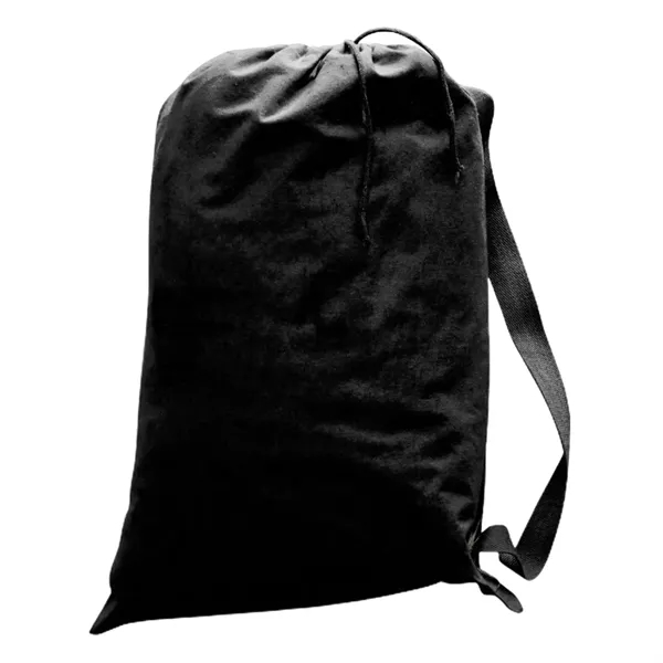 Custom 12 oz Cotton Canvas Laundry Bag w/ Drawstring - 19"W - Custom 12 oz Cotton Canvas Laundry Bag w/ Drawstring - 19"W - Image 1 of 3
