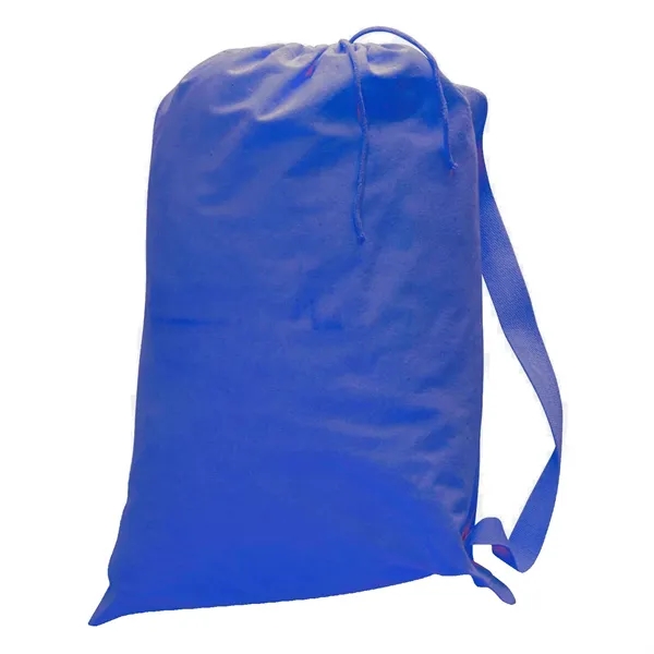 Custom 12 oz Cotton Canvas Laundry Bag w/ Drawstring - 19"W - Custom 12 oz Cotton Canvas Laundry Bag w/ Drawstring - 19"W - Image 3 of 3