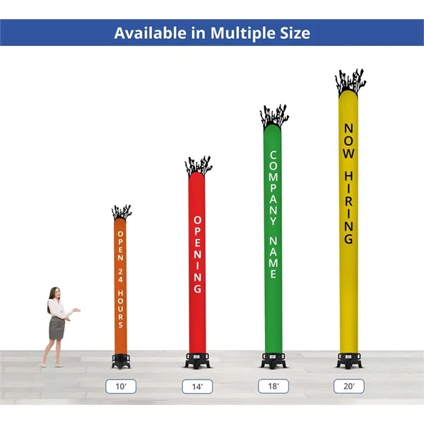 Custom Inflatable Tube with Blower (Single Sided) - Custom Inflatable Tube with Blower (Single Sided) - Image 3 of 8