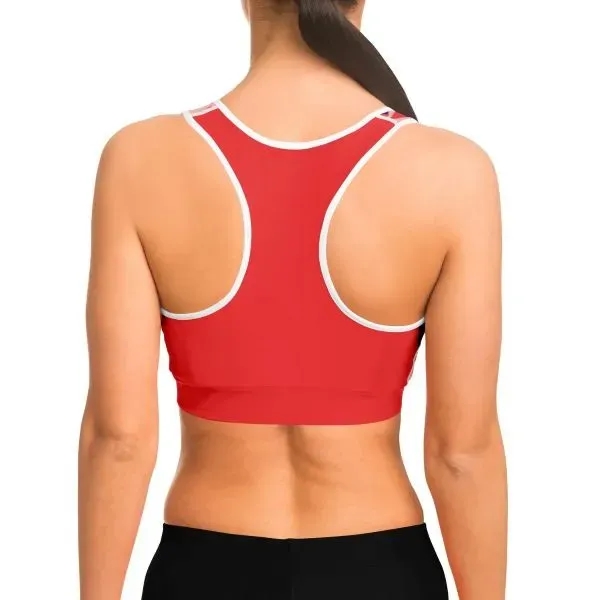 Women's Sports Bra - All Over Print - Women's Sports Bra - All Over Print - Image 2 of 3