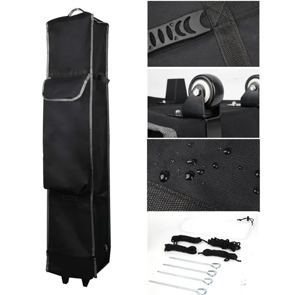 10' X 10' Custom Printed Canopy Tents + 3 Walls + 8ft - 2 Pi - 10' X 10' Custom Printed Canopy Tents + 3 Walls + 8ft - 2 Pi - Image 5 of 5