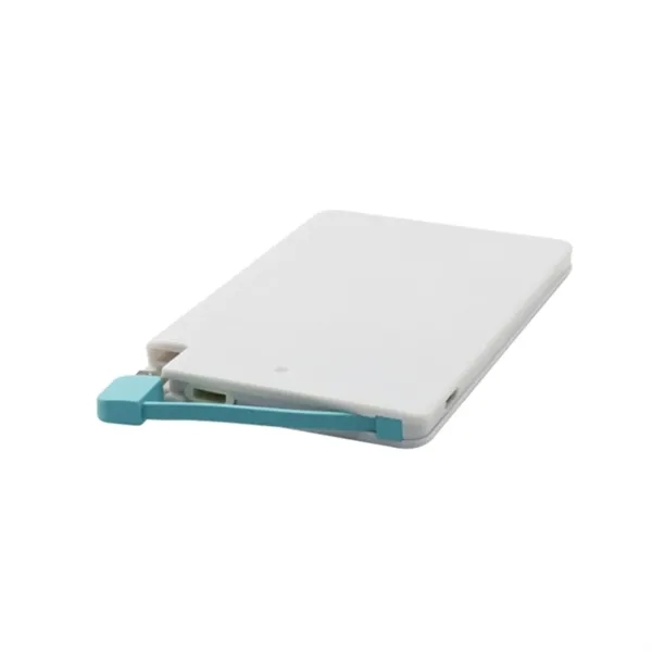 Slim Card 2500 mAH Power Bank - Slim Card 2500 mAH Power Bank - Image 3 of 3