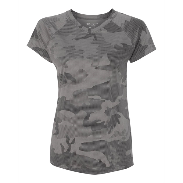 Champion Double Dry Women's V-Neck Performance T-Shirt - Champion Double Dry Women's V-Neck Performance T-Shirt - Image 38 of 40