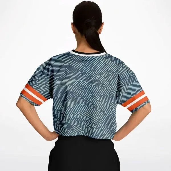 Women's Cropped Football Jersey - All Over Print - Women's Cropped Football Jersey - All Over Print - Image 2 of 3