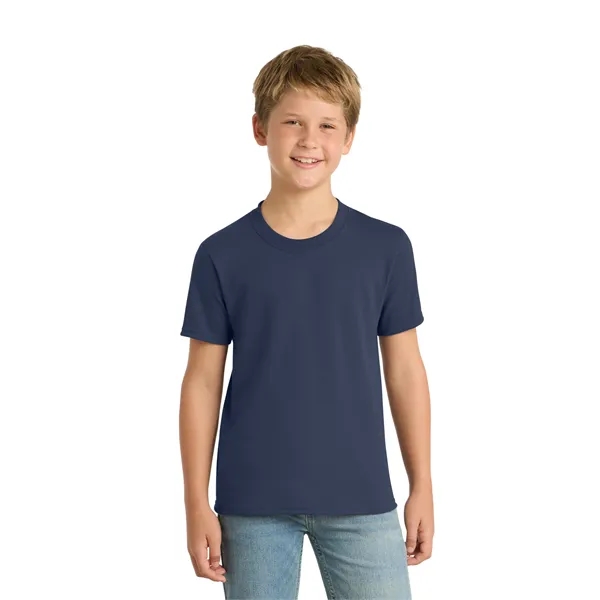 Port & Co Youth Core Blend Tee. - Port & Co Youth Core Blend Tee. - Image 13 of 114