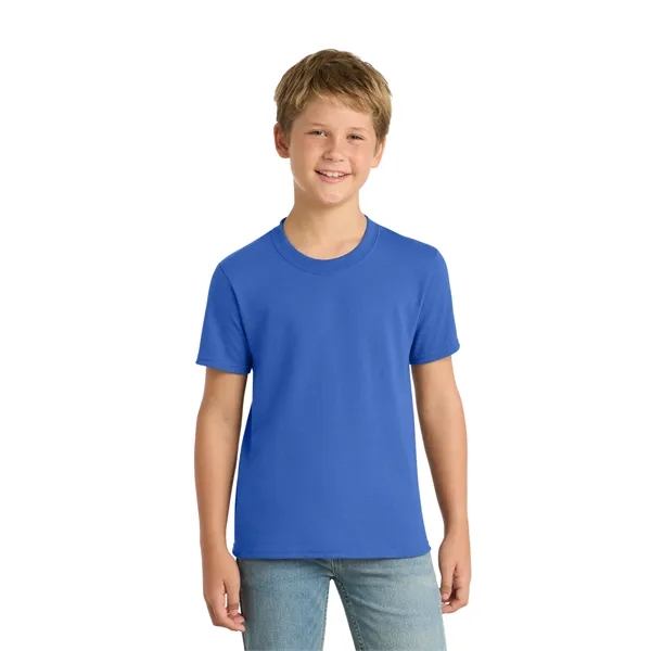 Port & Co Youth Core Blend Tee. - Port & Co Youth Core Blend Tee. - Image 28 of 114