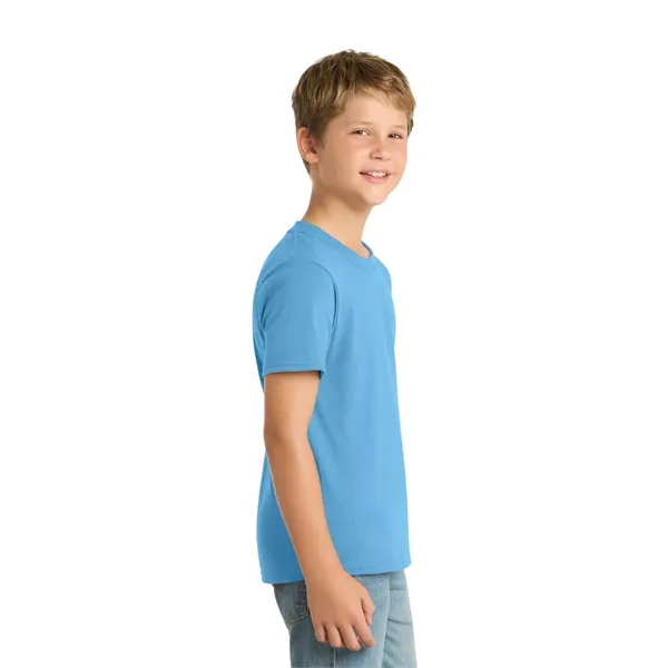 Port & Co Youth Core Blend Tee. - Port & Co Youth Core Blend Tee. - Image 46 of 114