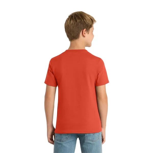 Port & Co Youth Core Blend Tee. - Port & Co Youth Core Blend Tee. - Image 73 of 114