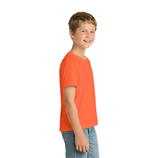 Port & Co Youth Core Blend Tee. - Port & Co Youth Core Blend Tee. - Image 81 of 114