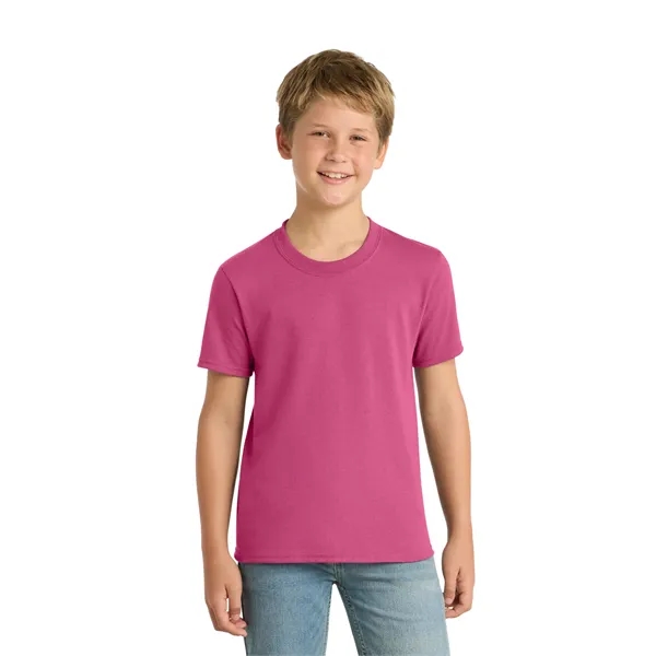 Port & Co Youth Core Blend Tee. - Port & Co Youth Core Blend Tee. - Image 82 of 114