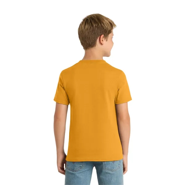 Port & Co Youth Core Blend Tee. - Port & Co Youth Core Blend Tee. - Image 98 of 114