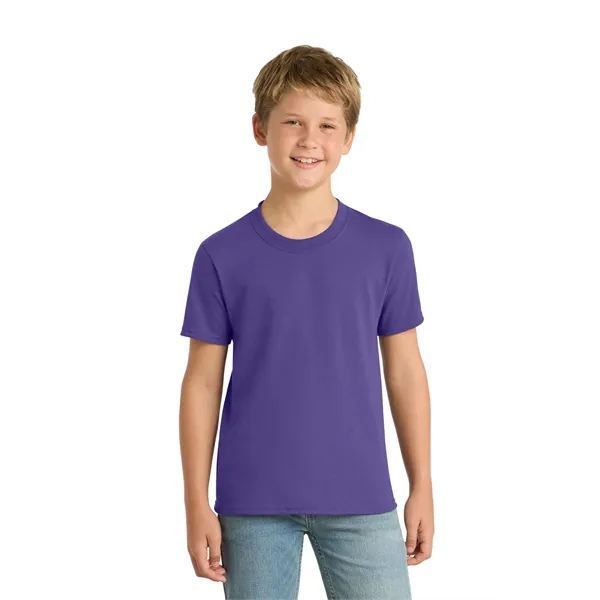 Port & Co Youth Core Blend Tee. - Port & Co Youth Core Blend Tee. - Image 103 of 114