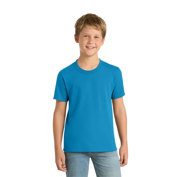 Port & Co Youth Core Blend Tee. - Port & Co Youth Core Blend Tee. - Image 112 of 114