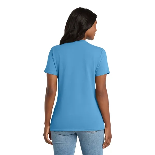 Port & Co Women's Core Cotton V-Neck Tee. - Port & Co Women's Core Cotton V-Neck Tee. - Image 1 of 129