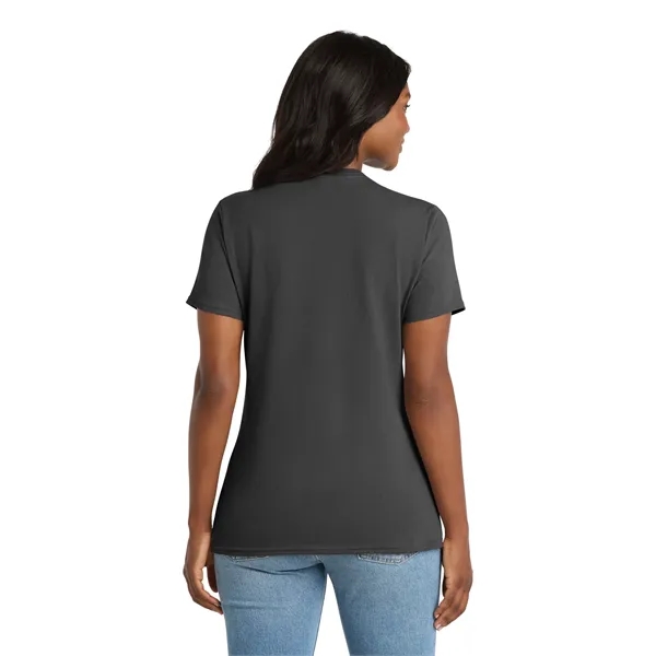 Port & Co Women's Core Cotton V-Neck Tee. - Port & Co Women's Core Cotton V-Neck Tee. - Image 16 of 129