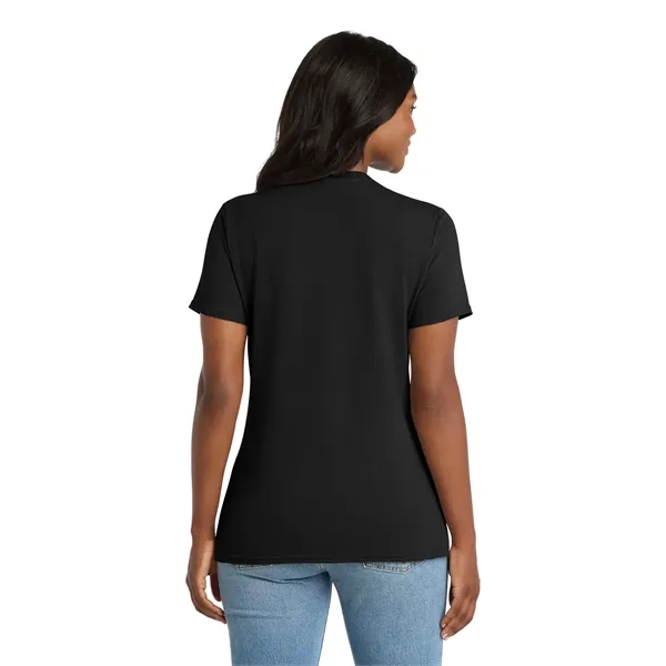 Port & Co Women's Core Cotton V-Neck Tee. - Port & Co Women's Core Cotton V-Neck Tee. - Image 21 of 129