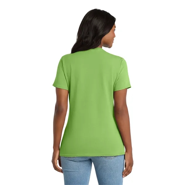 Port & Co Women's Core Cotton V-Neck Tee. - Port & Co Women's Core Cotton V-Neck Tee. - Image 26 of 129