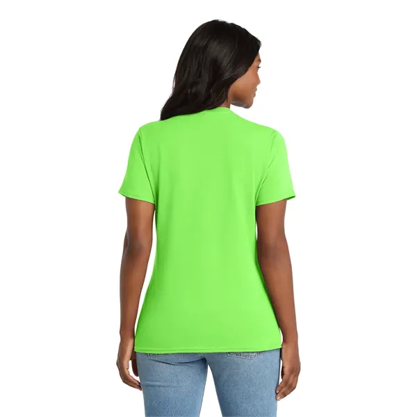 Port & Co Women's Core Cotton V-Neck Tee. - Port & Co Women's Core Cotton V-Neck Tee. - Image 41 of 129