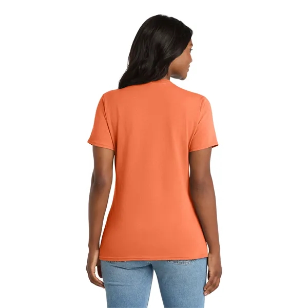 Port & Co Women's Core Cotton V-Neck Tee. - Port & Co Women's Core Cotton V-Neck Tee. - Image 46 of 129