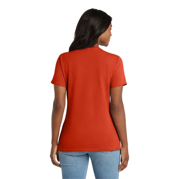 Port & Co Women's Core Cotton V-Neck Tee. - Port & Co Women's Core Cotton V-Neck Tee. - Image 56 of 129