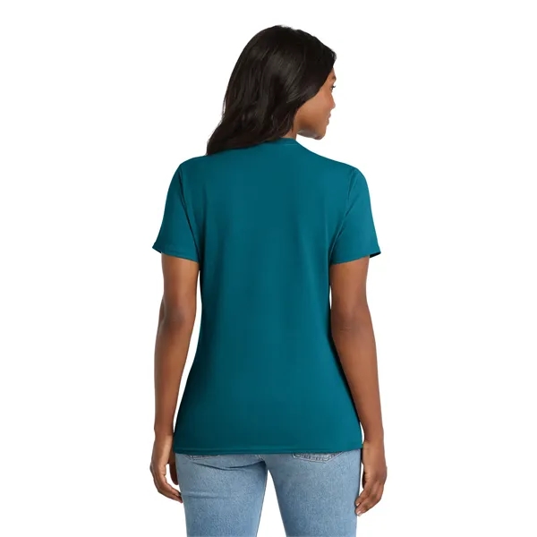 Port & Co Women's Core Cotton V-Neck Tee. - Port & Co Women's Core Cotton V-Neck Tee. - Image 76 of 129