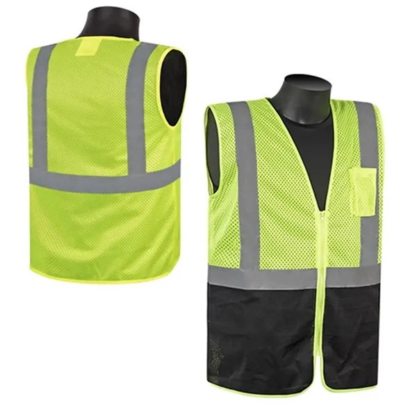 Class 2 Compliant 2-Tone Mesh Safety Vest - Class 2 Compliant 2-Tone Mesh Safety Vest - Image 0 of 0