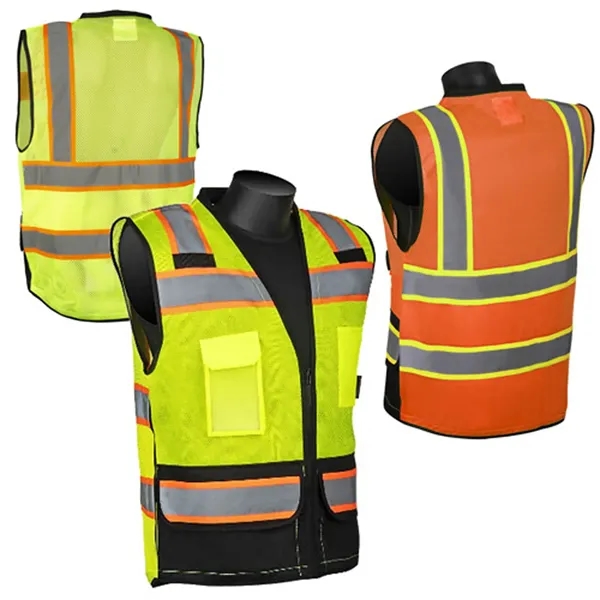 Class 2 Foreman Surveyor Mesh Safety Vest - Class 2 Foreman Surveyor Mesh Safety Vest - Image 0 of 0