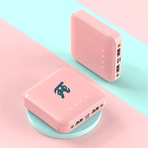 10000mAh Continental Puck-shaped power bank - 10000mAh Continental Puck-shaped power bank - Image 0 of 7