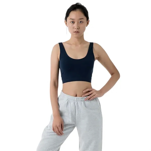 Cotton Spandex Tank Crop Top - Cotton Spandex Tank Crop Top - Image 9 of 16