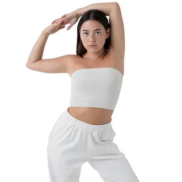 Cotton Spandex Tube Crop Top - Cotton Spandex Tube Crop Top - Image 1 of 6