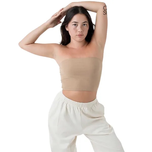 Cotton Spandex Tube Crop Top - Cotton Spandex Tube Crop Top - Image 3 of 6