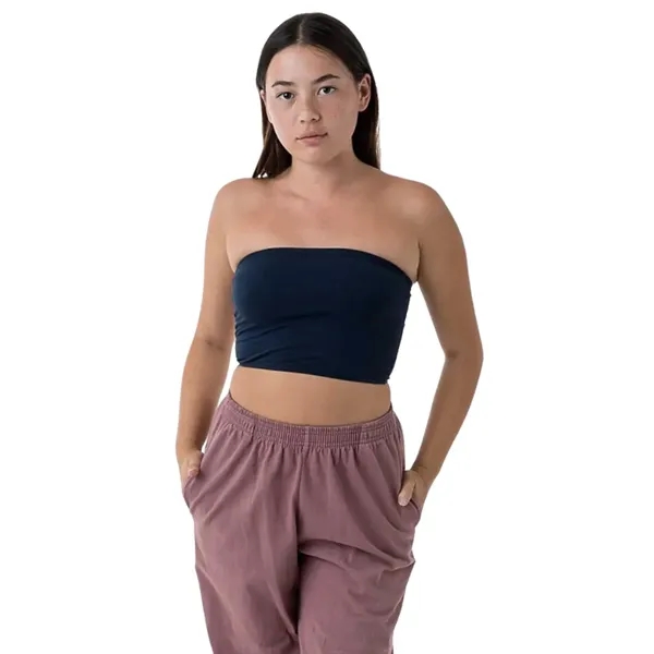 Cotton Spandex Tube Crop Top - Cotton Spandex Tube Crop Top - Image 4 of 6