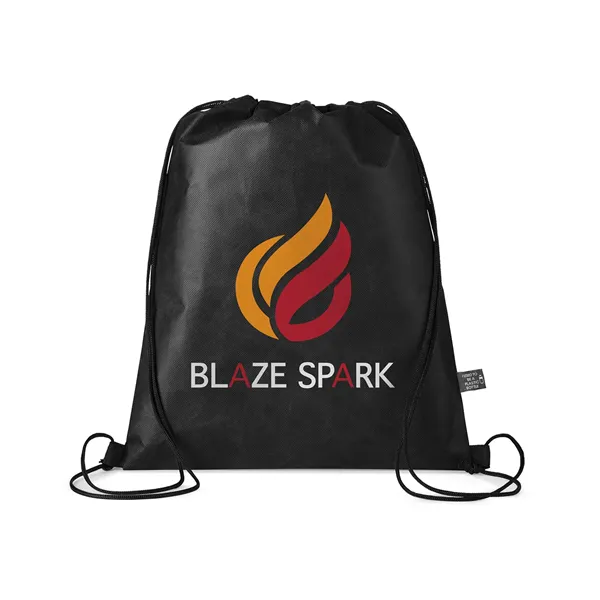 Recycled Non-Woven Drawstring Bag - Recycled Non-Woven Drawstring Bag - Image 1 of 15