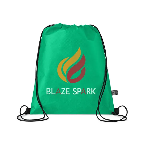 Recycled Non-Woven Drawstring Bag - Recycled Non-Woven Drawstring Bag - Image 9 of 15