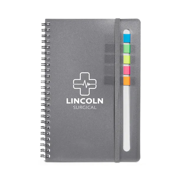 Semester Spiral Notebook With Sticky Flags 6.2... - Semester Spiral Notebook With Sticky Flags 6.2... - Image 0 of 8