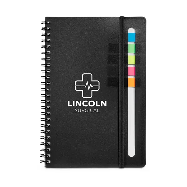 Semester Spiral Notebook With Sticky Flags 6.2... - Semester Spiral Notebook With Sticky Flags 6.2... - Image 1 of 8
