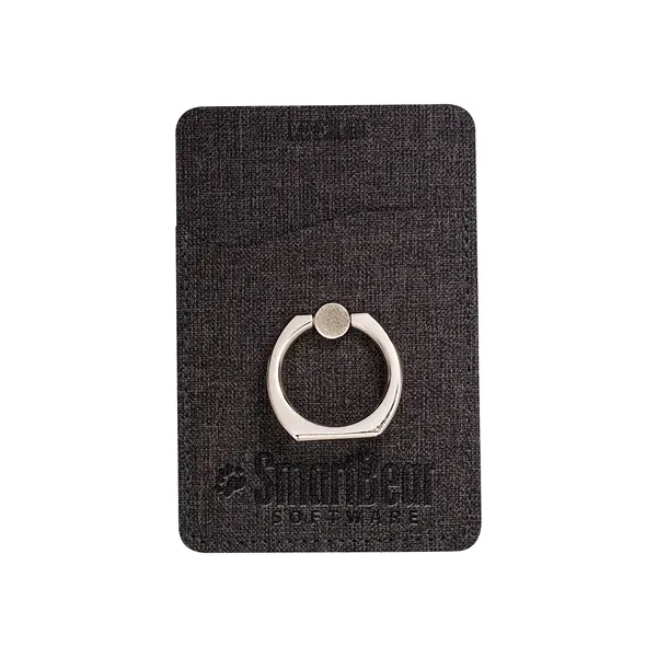 Leeman RFID Phone Pocket With Metal Ring Phone Stand - Leeman RFID Phone Pocket With Metal Ring Phone Stand - Image 3 of 11