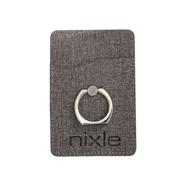 Leeman RFID Phone Pocket With Metal Ring Phone Stand - Leeman RFID Phone Pocket With Metal Ring Phone Stand - Image 7 of 11