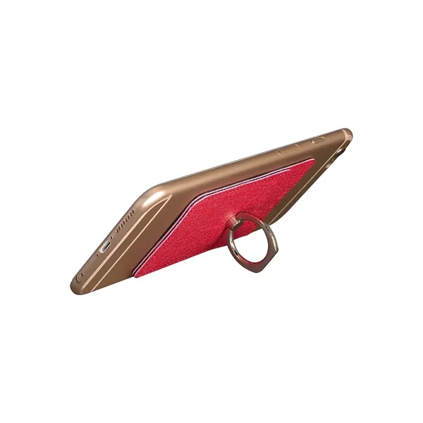 Leeman RFID Phone Pocket With Metal Ring Phone Stand - Leeman RFID Phone Pocket With Metal Ring Phone Stand - Image 10 of 11