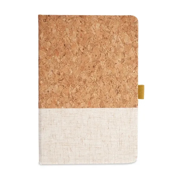 Cork And Heathered Fabric Hardcover Journal 5.... - Cork And Heathered Fabric Hardcover Journal 5.... - Image 1 of 2