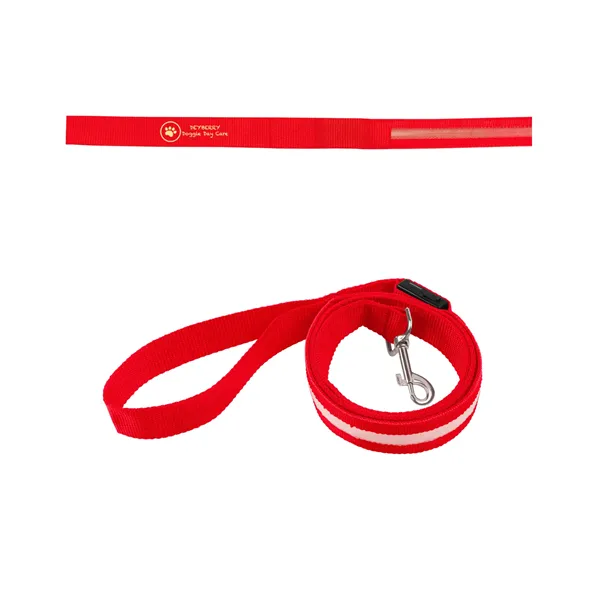 Rechargeable LED Light-Up Dog Leash - Rechargeable LED Light-Up Dog Leash - Image 0 of 23