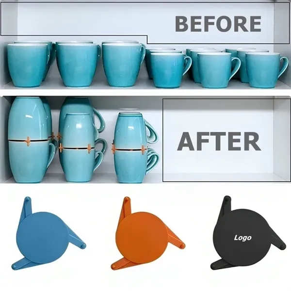 Expandable Stackable Drinkware Stacker Mug Organizer - Expandable Stackable Drinkware Stacker Mug Organizer - Image 0 of 3