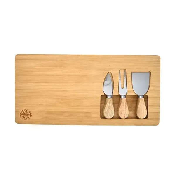 Morrissey 4-Piece Bamboo Cheese Set - Morrissey 4-Piece Bamboo Cheese Set - Image 1 of 5