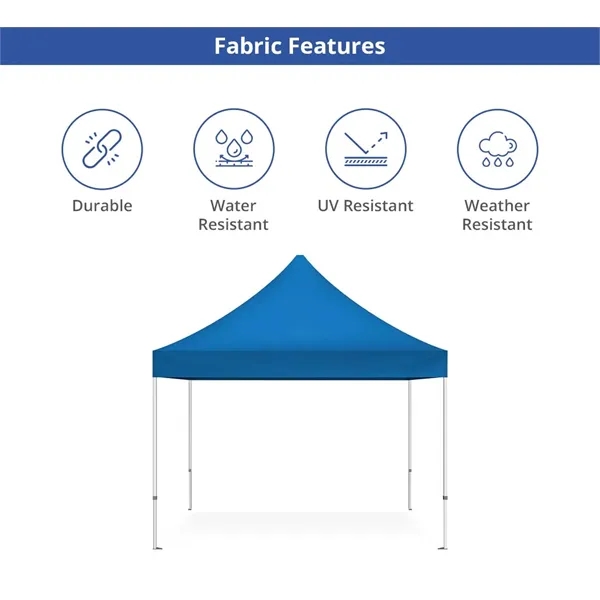 10 ft Aluminum Canopy Tent topper + hardware - 10 ft Aluminum Canopy Tent topper + hardware - Image 3 of 12