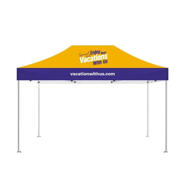15 Ft Canopy Tent with Topper & Frame - 15 Ft Canopy Tent with Topper & Frame - Image 0 of 8
