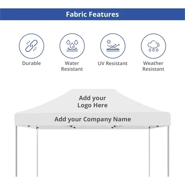 15 Ft Canopy Tent with Topper & Frame - 15 Ft Canopy Tent with Topper & Frame - Image 1 of 8