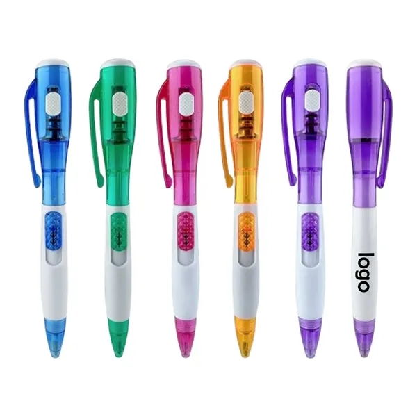 Bright Compact LED Illuminated Ballpoint Pen - Bright Compact LED Illuminated Ballpoint Pen - Image 0 of 1
