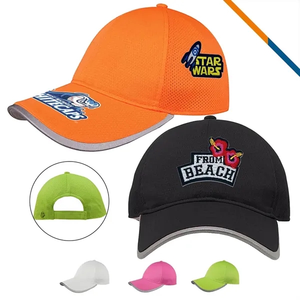 CubeFit 3D Grid-Textured Performance Cap - CubeFit 3D Grid-Textured Performance Cap - Image 0 of 8